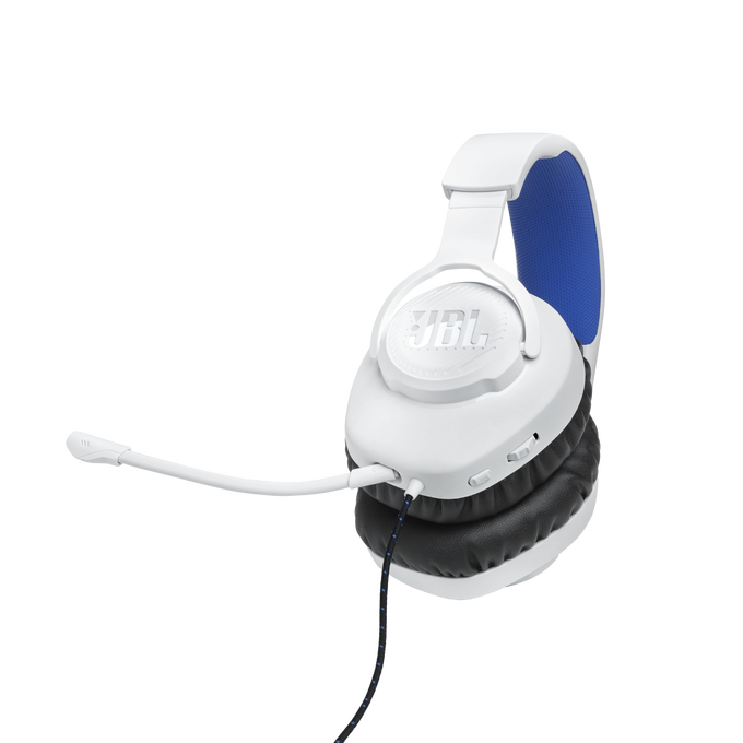 JBL Quantum 100P Console - White - Wired over-ear gaming headset with a detachable mic - Detailshot 4 image number null